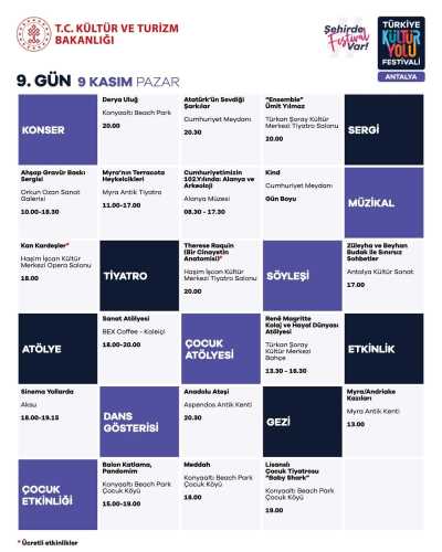 Antalya Kültür Yolu Festivali